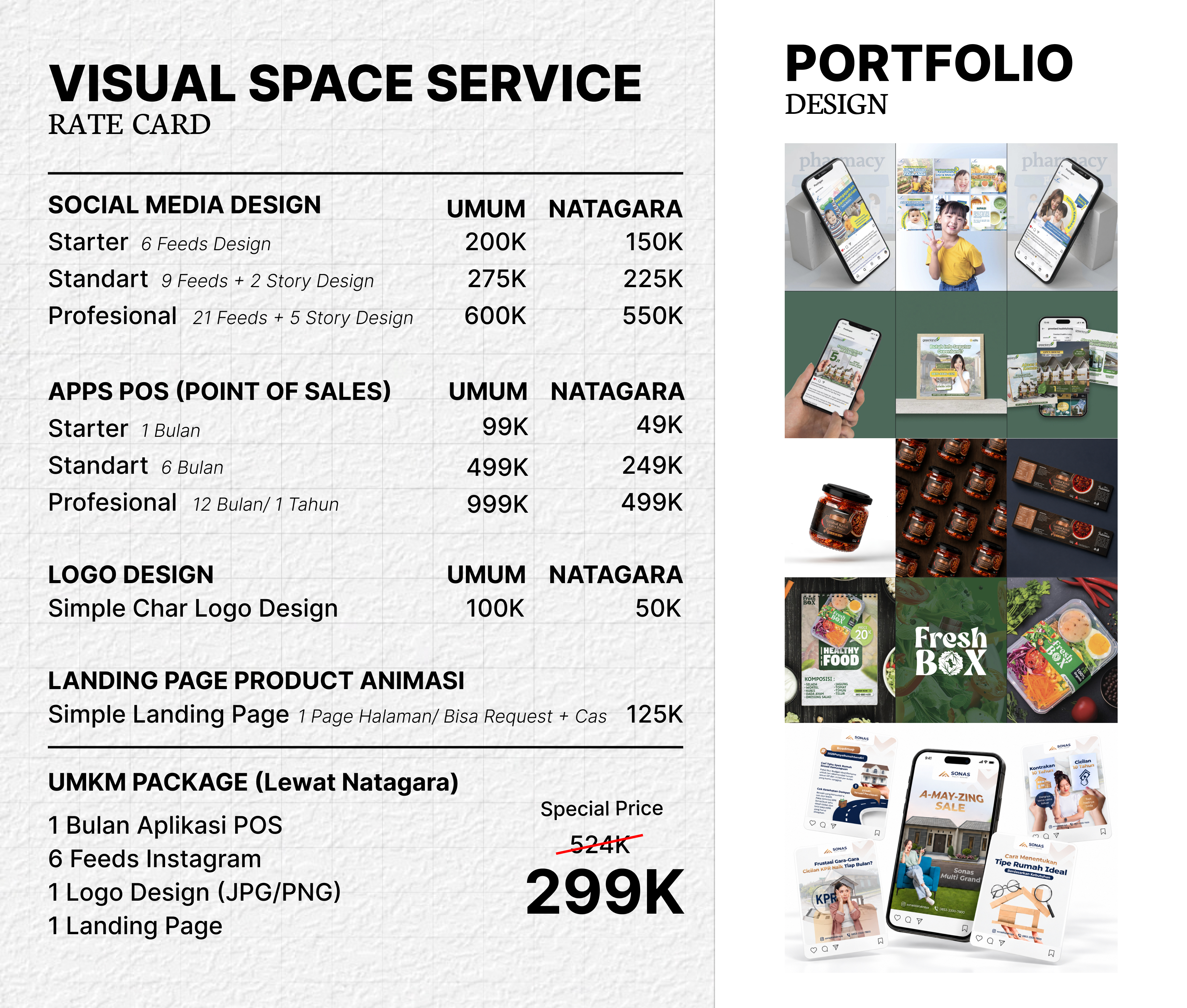 Desain Sosial Media 6 feed 